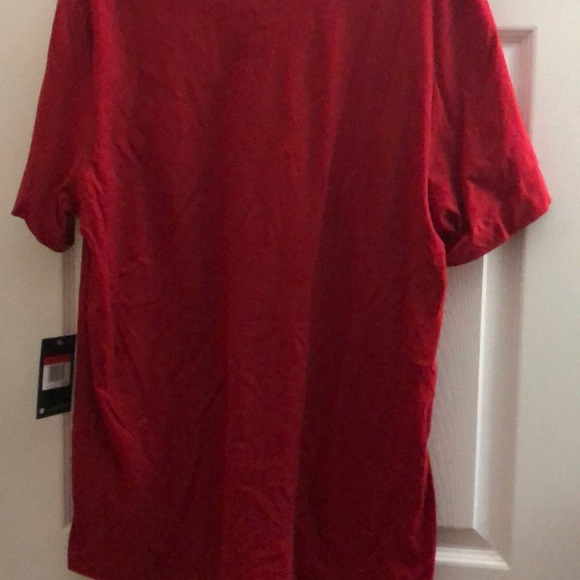 NWT Air Jordan red tshirt w/ jumpman in black - Picture 3 of 3